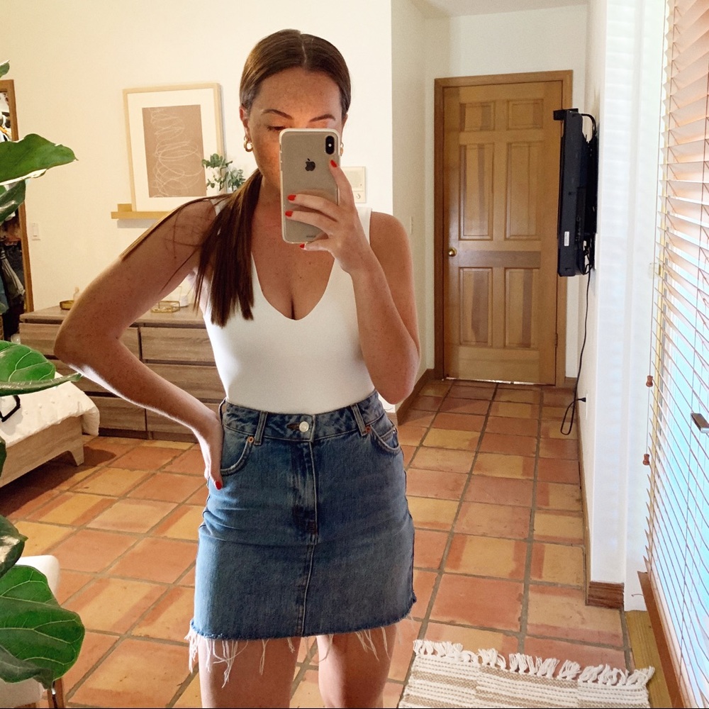 Denim skirt